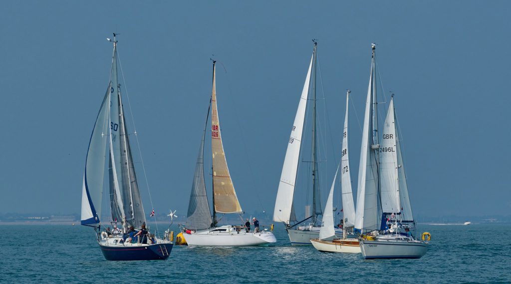 Yacht Race round buoy