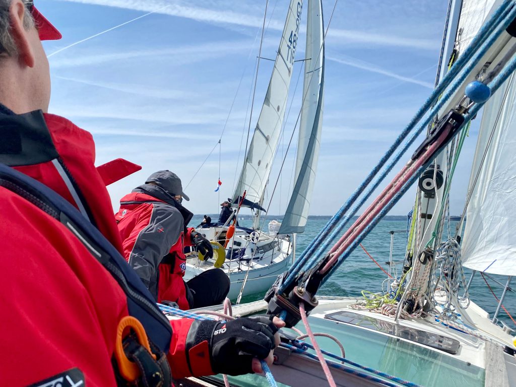 yacht race in solent today